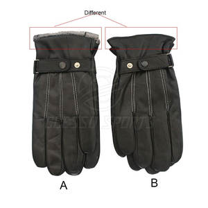 Guantes de Cuero Suave para Hombre, Cálidos, Elegantes, Cómodos, Casuales para Exteriores, Guantes de Moda Premium para Invierno - Product Image 3