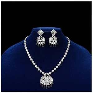Parure de bijoux américains en diamant légers et luxueux, best-seller pour un style royal au quotidien, disponible en gros - Product Image 3