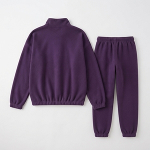Chándal Personalizado al por Mayor, Unisex, 100% Algodón, Cálido para Invierno, Transpirable, con Forro Polar, Impresión Digital, Peso de la Tela 300g - Product Image 2