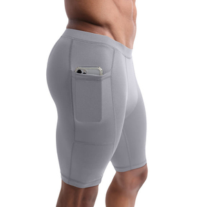 <b>Men</b> Quick Dry Sports <b>Compression</b> <b>Shorts</b> Cycling Running Yoga Gymwear Spandex/Polyester Anti-Bacterial Custom - Product Image 4