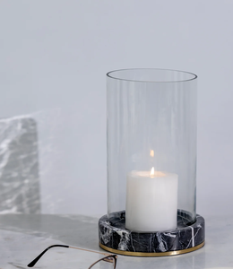 Portavelas de Mármol, Regalo de Inauguración de Casa, Decoración de Mesa de Hotel, Portavelas de Mármol para el Hogar - Product Image 1