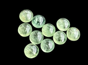 Perles de pierres précieuses naturelles AAMNA GEMS en péridot vert clair, taille carrée rose, 6 mm, pierres lâches pour bijoux et artisanat DIY, troisième qualité - Product Image 4