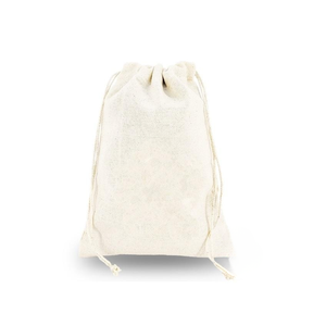 Sac à dos en toile de coton personnalisé avec cordon de serrage |   Sac de sport écologique |   Sac de courses pour épicerie |   Sac fourre-tout promotionnel uni - Product Image 3