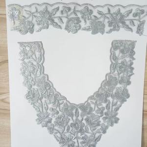 Beautiful Handcrafted Embroidered Sew-On Patches for Fashion Apparel Home Textiles Custom Designs Dresses Tops Blouses Orgeza - Product Image 1