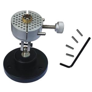 Soporte de hierro con base redonda para herramientas de joyería de mano libre (fabricación de pendientes, collares, anillos y pulseras) - Product Image 1