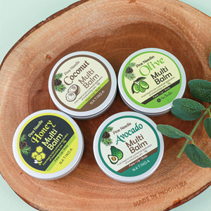 Baume multi-usages aux aiguilles de pin Natinda 15g, crème hydratante pour le visage, les lèvres et le corps, formule à base de plantes pour femmes - Product Image 1