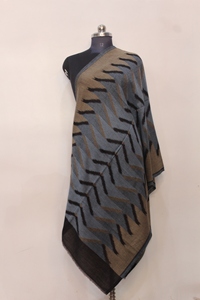 Jacquard Imitation Cashmere Shawl Split <b>Poncho</b> Autumn Winter Women Travel Scarf - Product Image 3