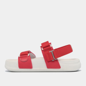 Sandalias Planas Rojas y Blancas con Diseño de Punta Abierta, Casuales para el Trabajo y Fines de Semana, Servicio OEM de Vietnam, Elegantes y Versátiles, Plataforma de 5 Ganchos - Product Image 6