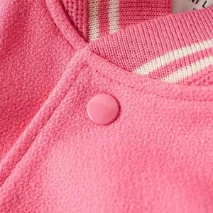 Blouson universitaire en laine pour homme le plus vendu – Col montant de haute qualité, motif tendance, idéal hiver-printemps, service OEM, style urbain respirant - Product Image 5