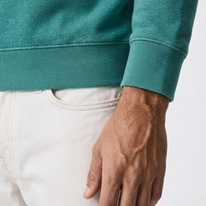 Top Rated Unisex <b>Teal</b> Crew Neck Sweatshirt Premium Fleece Regular Fit Long Sleeve Casual Outdoor Comfort Pullover 3D Embroidery - Product Image 4
