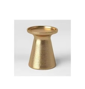 Support de bougie en métal classique pour table, élégant porte-bougie, centre de table, décoration intérieure vintage - Product Image 3