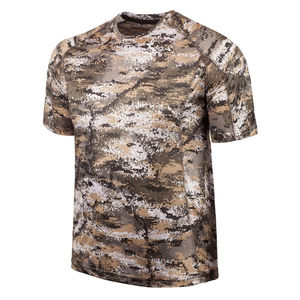 T-shirts de chasse pour hommes, polos en molleton smockés, polos tactiques unis personnalisés pour femmes, uniformes de chasse camouflage - Product Image 1