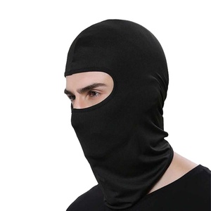 Cagoule intégrale solide Tissu extensible respirant et léger Doublure de casque de cyclisme en plein air Logo personnalisé Enveloppe tactique pour le visage - Product Image 1