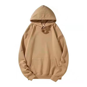 Vente en gros FOB, prix bas, 10 couleurs, sweat à capuche en molleton à épaules tombantes, haute qualité, 350g, coton, sweat à capuche oversize pour homme - Product Image 3