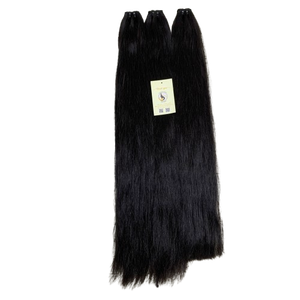 Mèches de cheveux vietnamiens naturels noirs naturels droits et droits à cuticules alignées Mèches de cheveux vietnamiens naturels à double tirage - Product Image 1