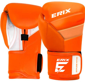 Guantes de Boxeo de Cuero Personalizados de Alta Calidad con Protección UV y Cierre de Gancho y Bucle para Kickboxing, Muay Thai, Entrenamiento de Artes Marciales - Product Image 5