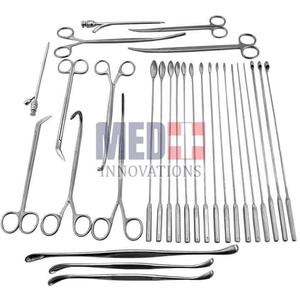 Colecistectomía de cirugía general de alta calidad, juego de instrumentos quirúrgicos de 25 piezas, aprobado por la CE - Product Image 2