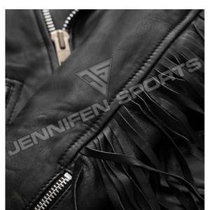 Veste en cuir de vachette véritable pour femme, style slim, streetwear, veste de motard avec ceinture, vêtements d'extérieur pour femme, printemps-automne - Product Image 6