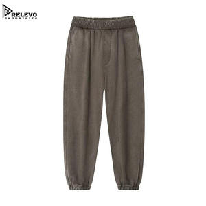 Pantalones Deportivos Casuales de Otoño/Invierno para Hombre, 100% Algodón Puro, Sin Cordón, Logotipo Personalizado, Mejor Precio - Product Image 4