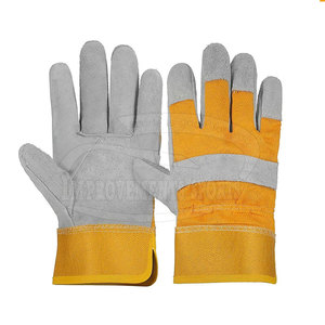 Venta al por mayor Guantes DE TRABAJO antideslizantes Guantes de trabajo de cuero transpirable Guantes de trabajo de protección - Product Image 1