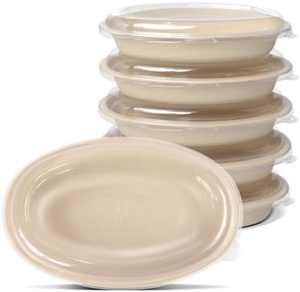 Bol à salade jetable biodégradable de qualité export pour restaurants et traiteurs, 18 oz, avec couvercle transparent pour boîte à salade - Product Image 5