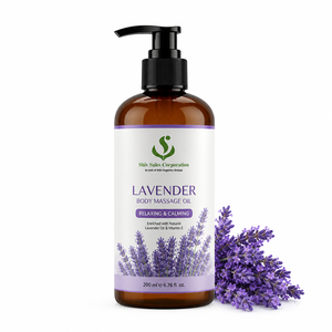 Advanced Lavender <b>Massage</b> Oil for Body Relaxation, Skin Nourishment and Aromatherapy Wellness Sessions - Product Image 6