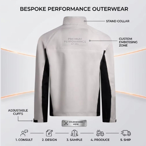 <b>Men's</b> Waterproof Windbreaker Jacket Stand Collar Softshell Outerwear Zip Up Casual Outdoor Wear <b>Men</b> Breathable <b>Rain</b> <b>Coat</b> - Product Image 6