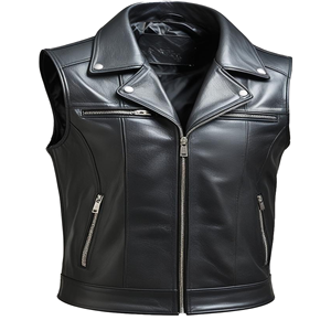 Chaqueta Bomber de Cuero Genuino para Hombre, Estilo Clásico Casual de Invierno, Chaqueta de Motociclista con Cierre - Product Image 6