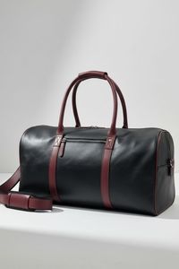 Bolsa de Viaje de Cuero Genuino Hecha a Mano, Bolsa de Lona de Gran Capacidad para Hombres con Cierres Duraderos - Product Image 2