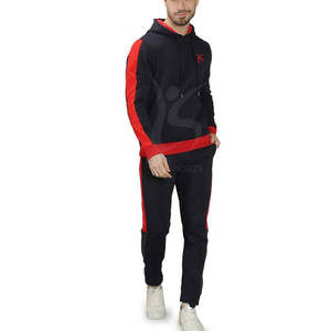 Chándal de Forro Polar para Hombre, Estilo Moderno y Transpirable, Corte Ajustado, Poliéster y Algodón, Liso - Product Image 3