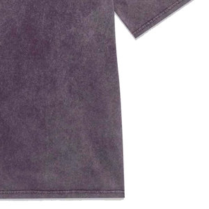 T-shirt unisexe délavé à l'acide, coupe oversize, 240-250 GSM, coton épais, coupe carrée, épaules tombantes, vintage, vierge, personnalisable, OEM, vente en gros - Product Image 6