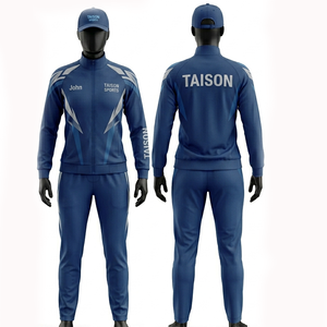 Combinaison d'entraînement de badminton pour femmes en polyester et élasthanne de qualité supérieure, bleu royal, design minimaliste, respirante, fermeture éclair, logo personnalisé par sublimation - Product Image 4