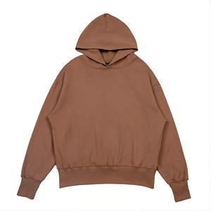 Sweat-shirt à capuche en molleton uni de qualité supérieure pour homme, coupe classique, décontracté, avec poche kangourou, pour l'automne - Product Image 6