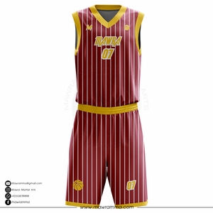 Maillot de basket personnalisé en sublimation pour équipe, séchage rapide, grande taille, anti-humidité, vêtements de sport pour hommes pour les équipes - Product Image 5
