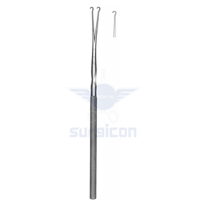 Gancho para Piel Barsky de 15 cm (6 Pulgadas) y 3 mm, Retractor Quirúrgico de Acero Inoxidable, Instrumento Médico para Cirugía Plástica Reconstructiva - Product Image 1