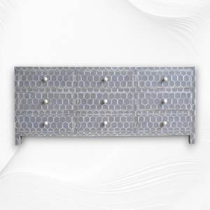 Commode classique en os incrusté avec motifs décoratifs faits à la main et meubles de chambre élégants - Product Image 1