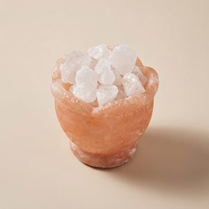 Unique Natural Fire Bowl Himalayan Salt Lamp Featuring Pink Salt Crystals for Tabletop Decoration Home Styling and Gift Ideas - Product Image 2