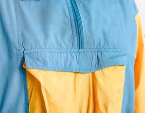 Mayorista Nuevo Verano Ligero Mujer Cortavientos Anorak Pullover Transpirable Impermeable Reversible Crudo Bordado Poliéster - Product Image 3