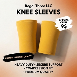 Rodilleras de Neopreno de 9MM para Levantamiento de Pesas y Powerlifting, Soporte Reforzado, Rodilleras Unisex para Entrenamiento, Rodillera de 7MM para Hombres - Product Image 1