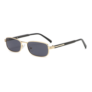 RTS 2026 Trending Fashion <b>Small</b> Square Metal <b>Frame</b> Men Womens UV Protection <b>Sunglasses</b> for Outdoor Activities - Product Image 1
