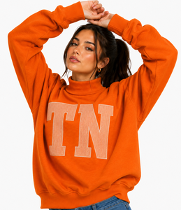 Custom Reversible Women’s Mock Neck <b>Sweatshirt</b> <b>Oversized</b> Plus Size <b>Vintage</b> Winter Casual Pullover Wholesale - Product Image 6