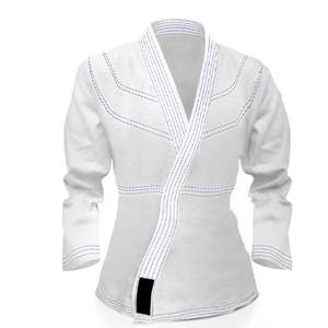 Kimono de Jiu-Jitsu BJJ sur mesure, prix d'usine, respirant, séchage rapide, uniforme unisexe pour adultes avec logo frontal, fabriqué au Pakistan - Product Image 4