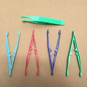 Pinces manuelles médicales jetables de premiers secours 11CM, pinces chirurgicales en plastique de qualité médicale bleues à usage unique certifiées CE Classe II - Product Image 5