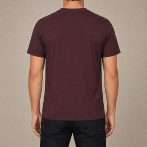 Vente directe d'usine, couleur personnalisée, meilleure qualité, impression sur écran, vente en gros, t-shirt en tricot surdimensionné, moderne, d'été, pour hommes - Product Image 2