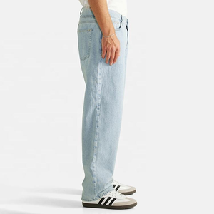 Jeans de Diseñador para Hombre, Corte Holgado, 100% Algodón, Cintura Media, 5 Bolsillos, Pantalones Vaqueros con Logotipo Bordado, Gran Venta - Product Image 3