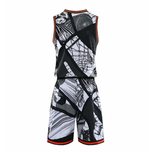Premium Athletic Apparel Trendy Sports Clothing <b>Set</b> Breathable <b>Sweat</b> Resistant Fabric Soft Comfortable Fit Basketball Kit - Product Image 1