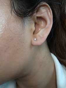 Pendientes de Diamantes Cultivados en Laboratorio de 0.15 Ct en Oro de 14K, Certificados por IGI, con Engaste de 3 Puntas, Joyería Fina Elegante, Regalo para Mujer, para Fiestas - Product Image 4