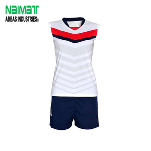 Custom Sleeveless Women Volleyball Uniform Quick Dry Sublimation Printed Chevron Jersey <b>Shorts</b> Set Team Sports - Product Image 2