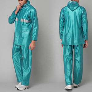 Traje Impermeable para Hombre, Chaqueta y Pantalones Resistentes al Viento, Ropa de Lluvia para Exteriores, Fabricante con Logotipo Personalizado - Product Image 1