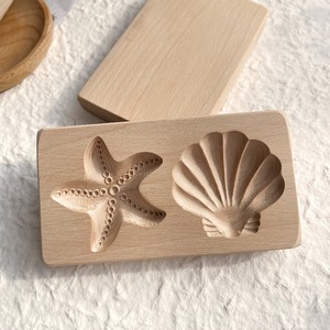 Cat shape cookie embosser wood cake press low price wooden biscuit <b>mold</b> baking tools and accessories - Product Image 2